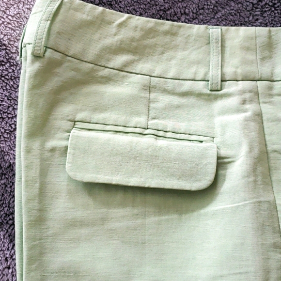 Sigrid Olsen sage linen blend wide legs pants 👖 - Picture 2 of 8